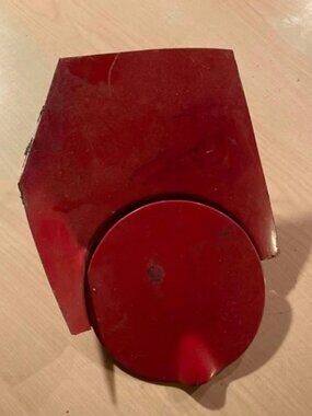 1993-02 Red Fuel Gas Tank Filler Door Lid Firebird Trans Am Camaro